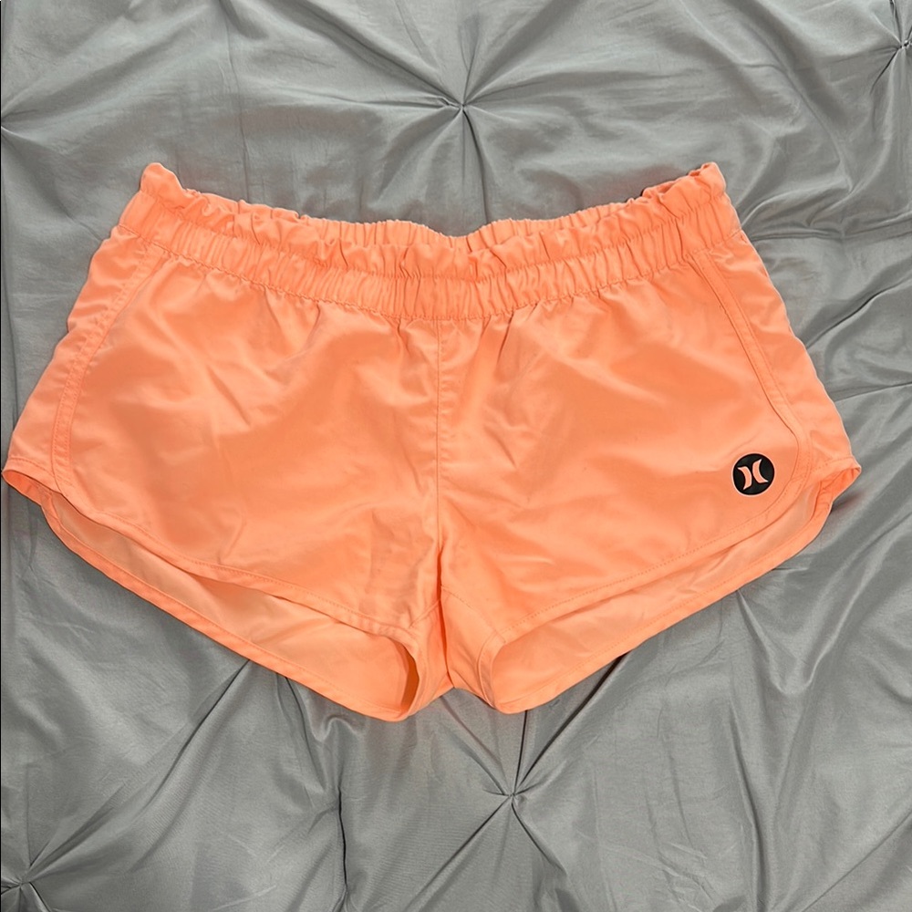 Hurley Women's Coral Orange swim Shorts